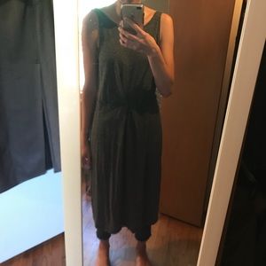 We The Free People Grey Maxi Tank w/ Side Slit